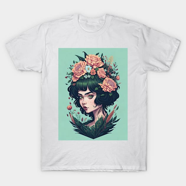 Flower Girl T-Shirt by Fanbros_art